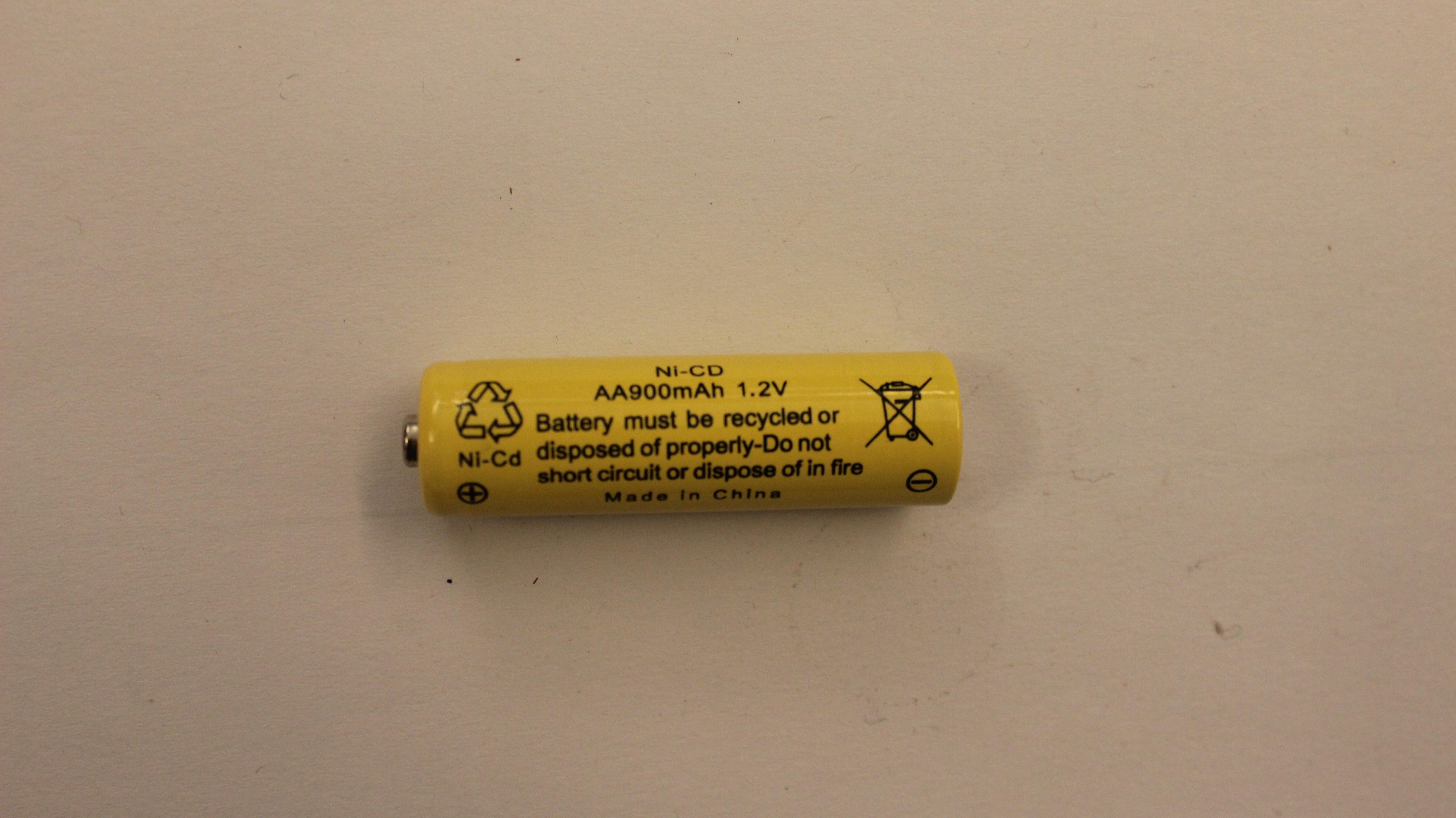 AA 1.2V 900mAh 닉드 재충전이 가능한 손전등 전지 재충전이 가능한 횃불 배터리