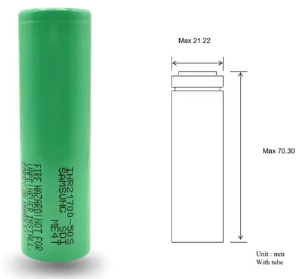 정품 A급 21700 고수출 21700 리?? 배터리 3.6V 5000mAh INR21700-50S 최대 45A 배전