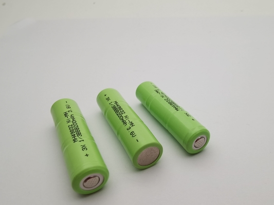 UL 3.6V 200mAh NIMH 재충전 배터리 1/3BBB 사용자 지정 NIMH 배터리 팩 사용 준비 NIMH 배터리 긴 주기 수명