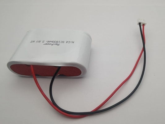 맥스 파워 NiCd 3.6V SC1800mAh 재충전 배터리 비상 조명 NICD 배터리