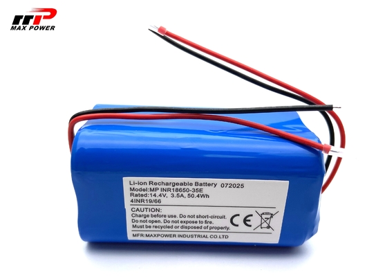 14.4V 18650 3500mAH lithium ion Battery pack For cleaning robot vocuum cleaner