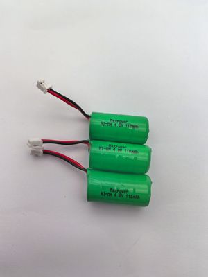 충전식 110mAh 4.8V Ni-MH 버튼 배터리 팩 NiMH 버튼 배터리 4.8V 110mAh