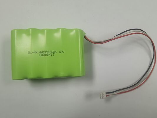 12V 2Ah NiMh 배터리 팩 12V 2200mAh 비상 전원 공급 장치 비상 조명 장치 배터리 팩