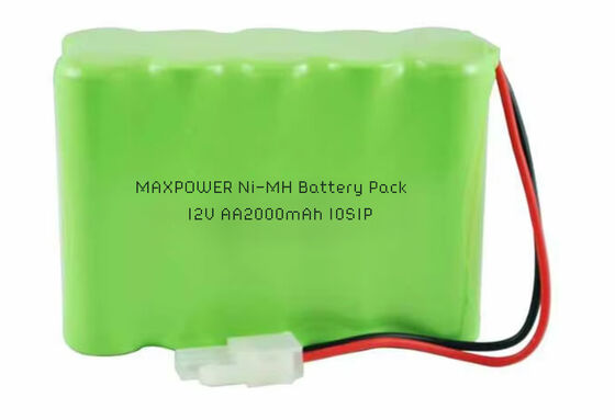 12V 2Ah NiMh 배터리 팩 12V 2200mAh 비상 전원 공급 장치 비상 조명 장치 배터리 팩
