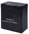 IP55 12V 50Ah 리튬 LiFePo4 건전지 태양 저장 ESS 차 시동기 UPS RV