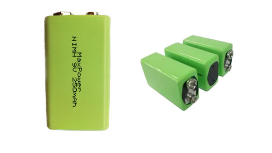 250mAh 300mAh 9V Nimh 충전지 IEC62133