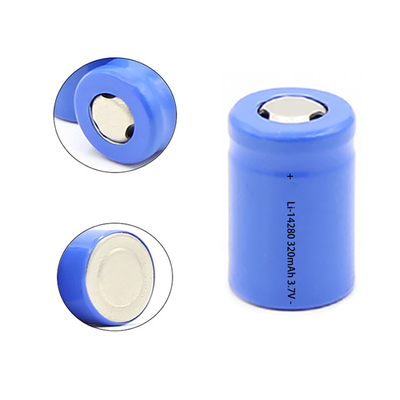INR14280 350 mah 리튬 이온 전지 전기 면도기 치솔 3.7V 전지 2000 사이클