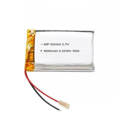 103450 1800mAh 3.7V 고전력 리포 건전지 팩 리튬 폴리머 배터리 베터리 셀