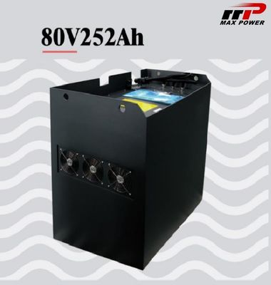 80V 252AH RS485 인산 광물 리튬 LiFePO4 전지 지게차 박스