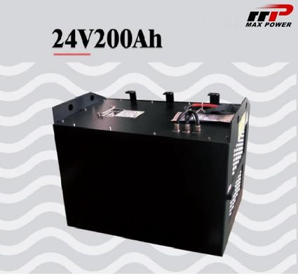 24V 200AH 리튬 LiFePO4 배터리 지게차 충전식 딥 사이클 배터리
