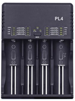 리튬 LCD 배터리 충전기 빠른 Spped LiFePO4 NIMH NICAD 4 구멍 아BS 물자