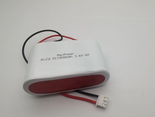 맥스 파워 NiCd 3.6V SC1800mAh 재충전 배터리 비상 조명 NICD 배터리