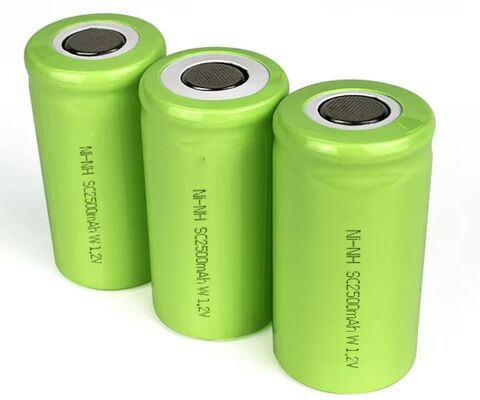 SC2500mAh 1.2V Ni-MH 재충전 배터리 1000회 회로 장수 및 높은 용량