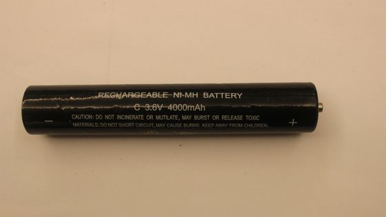 야영 손전등을 위한 NiMH 3.6V C4000mAh 재충전용 플래시 전지