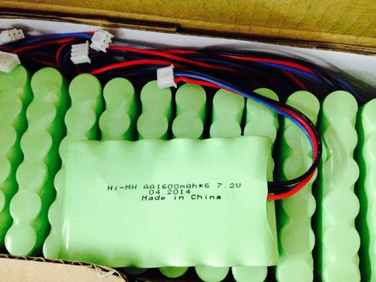 1600mAh 7.2V AA NIMH 재충전 전지, 사진기 리튬 건전지 OEM