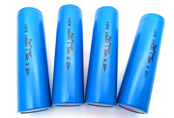 1KHz 3.2V 1500mAh 재충전용 KC 콜럼븀 UL를 가진 긴급 점화를 위한 LiFePO4 건전지 IFR18650