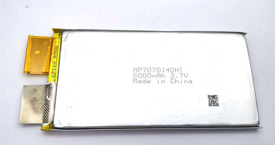 60C 고속 리튬 이온 폴리머 배터리 팩 C7070140HT 6000mah 3.7V