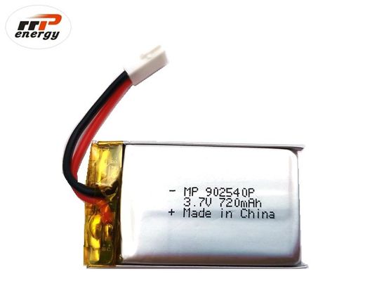 20C 높은 출력 비율 UAV 무인비행기 리튬 중합체 건전지 902540P 720mAh 콜럼븀 IEC62133 KC