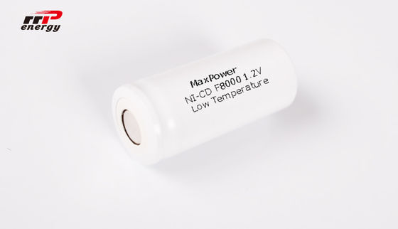 1.2V F8000mAh NiCd 재충전 전지 고용량 저온 장수