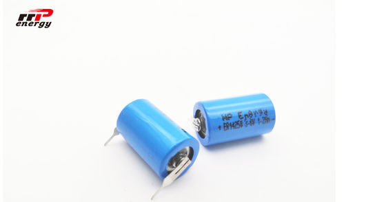 ER14250 1200mAh Li SOCI2 3.6 V 건전지, Primarty 리튬 이온 건전지 1/2AA